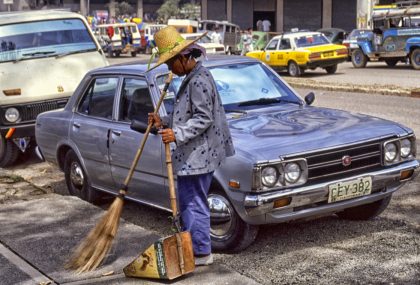 Street sweeper, Philippines - Gerry Atkinson