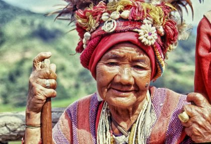 Posing for tourists, Philippines - Gerry Atkinson