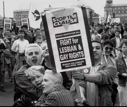 Demonstration for Lesbian and Gay Rights, London 1988