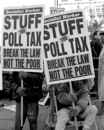 Hackney Against the Poll Tax Demonstrations