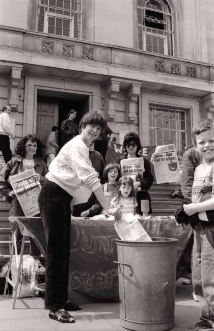 Hackney Against the Poll Tax Demonstrations