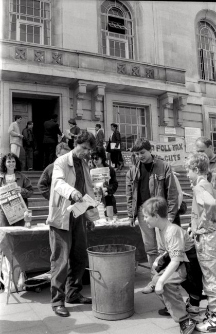 Hackney Against the Poll Tax Demonstrations