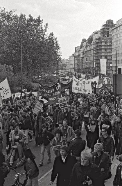 Anti -Apartheid Demonstration, London