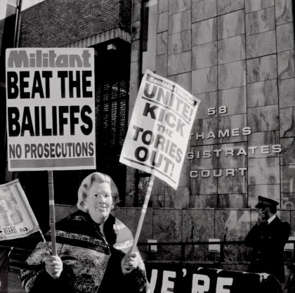 Hackney Against the Poll Tax Demonstrations