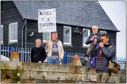 Fishermen's EU Protest- Whitstable- Gerry Atkinson