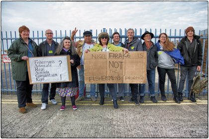 Fishermen's EU Protest- Whitstable- Gerry Atkinson