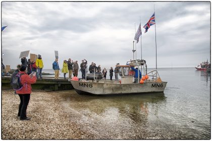 Fishermen's EU Protest- Whitstable- Gerry Atkinson