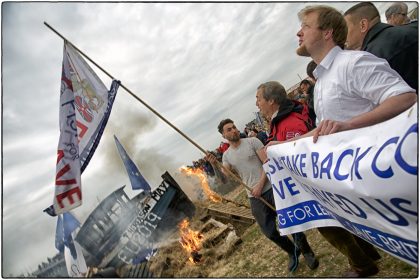 Fishermen's EU Protest- Whitstable- Gerry Atkinson