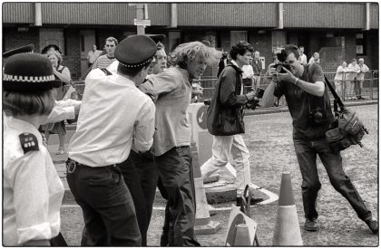 Southwark Anti -racism March, London, 1991.