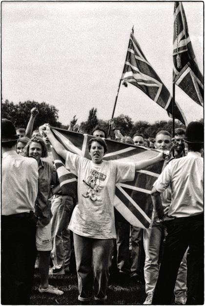 Southwark Anti -racism March, London, 1991.