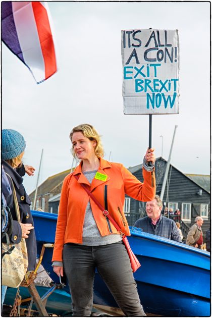 Fishermen's EU Protest- Whitstable- Gerry Atkinson
