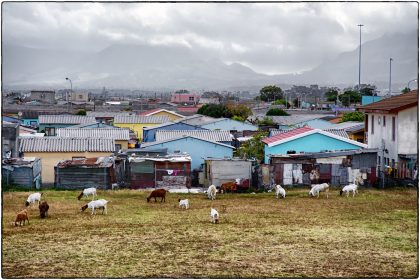 View of Philippi from Intsebenziswano School, SA.