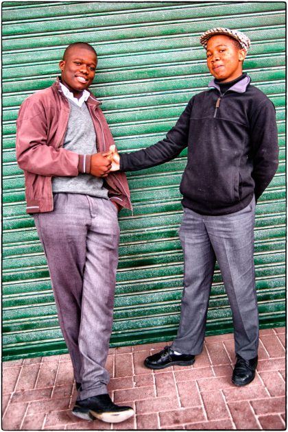 Students at Philippi, Cape Town, South Africa.