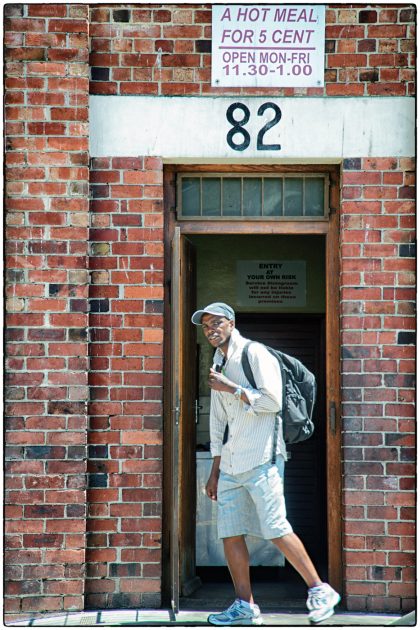 Entrance to the Service Dining Rooms. 