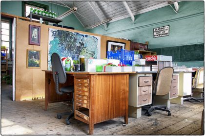 Office at The Carpenter's Shop Cape Town. 