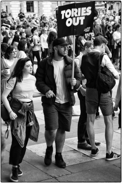 Anti -Austerity Demonstration -London- Gerry Atkinson