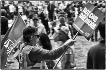 Anti -Austerity Demonstration -London- Gerry Atkinson