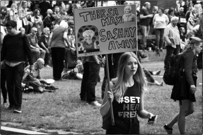 Anti -Austerity Demonstration -London- Gerry Atkinson