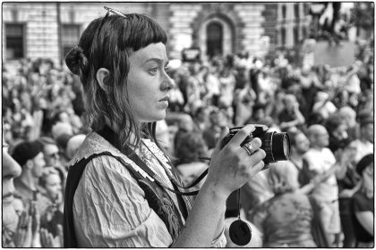 Anti -Austerity Demonstration -London- Gerry Atkinson