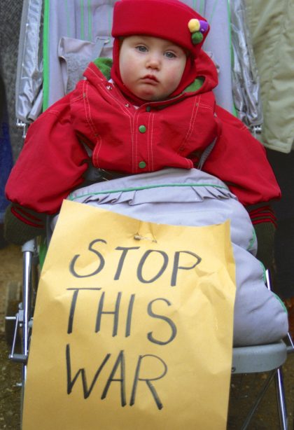 'Stop the Gulf War’ Demonstration, Oxford. 1991