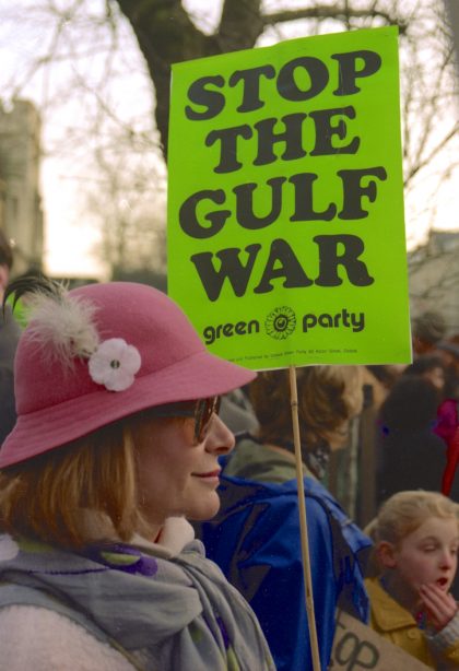 'Stop the Gulf War’ Demonstration, Oxford. 1991