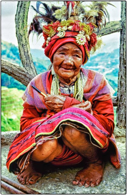 Posing for tourists, Philippines - Gerry Atkinson