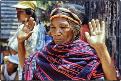 Dancing at a funeral, Philippines - Gerry Atkinson