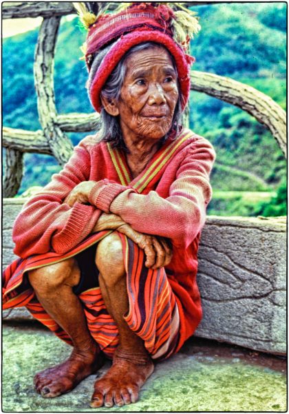 Posing for tourists, Philippines - Gerry Atkinson