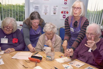 Marian, Catherine, Eva, Joan and Olive-Our Work of Art 2018