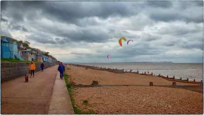 Kite-Surfing, Whitstable- Gerry Atkinson