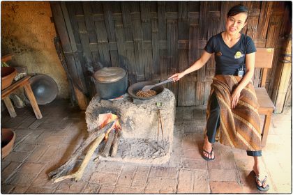 Roasting Civet Coffee beans - Gerry Atkinson