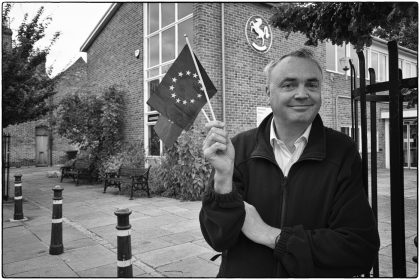 Protest at Whitstable Library - Gerry Atkinson 2019