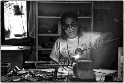 Glass blower, Venice- Gerry Atkinson