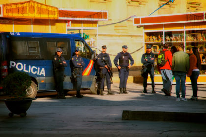 Policia. Seville, Spain.- Gerry Atkinson