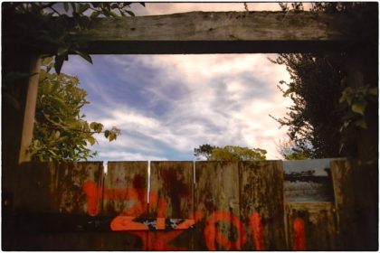 Gate and Sky- Gerry Atkinson