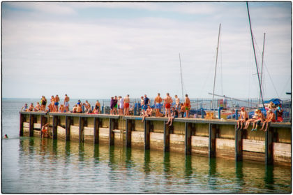 East Quay sun seekers- Gerry Atkinson