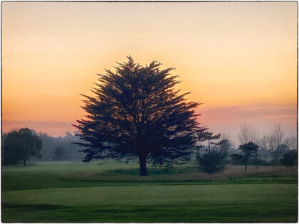 Sunset over the Golf Course- Gerry Atkinson