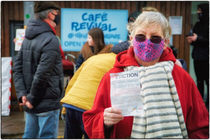 Protest against Cafe Revival Eviction at Horsebridge-2021