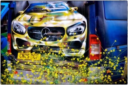 Mercedes on Van Doors -Gerry Atkinson