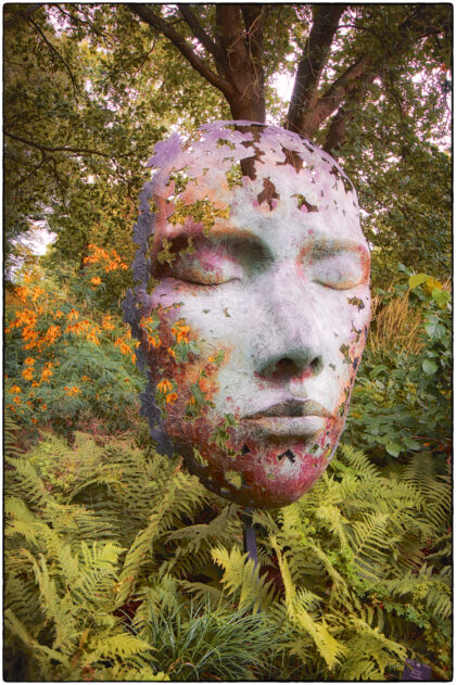 Leaf Spirit Sculpture. Kew Royal Botanic Gardens-  Gerry Atkinson 