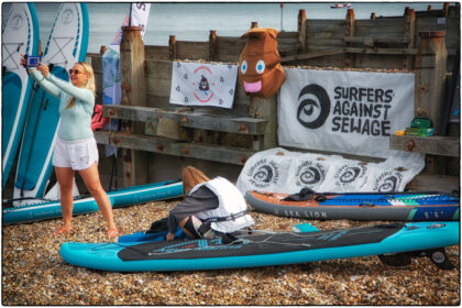 Surfers against Sewage Protest- Whitstable. -Gerry Atkinson