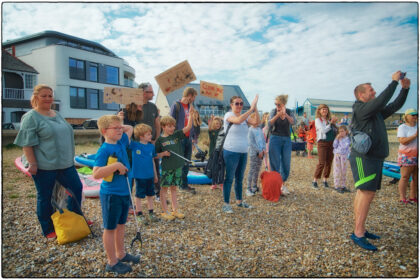 Surfers against Sewage Protest- Whitstable. -Gerry Atkinson