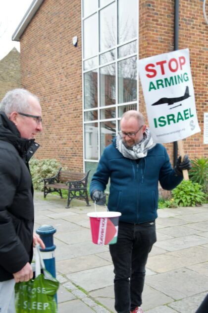 Demonstration in Support of Palestine Solidarity Campaign.  Feb.2024