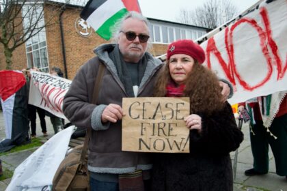 Demonstration in Support of Palestine Solidarity Campaign.  Feb.2024