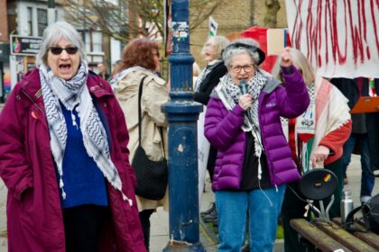 Demonstration in Support of Palestine Solidarity Campaign.  Feb.2024