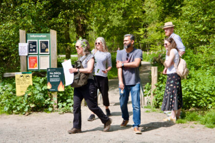 'CANOPY' Event in Clowe's Wood- Gerry Atkinson