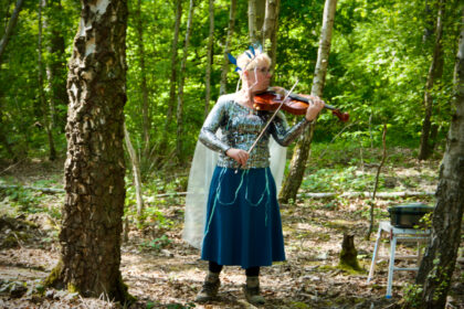 'CANOPY' Event in Clowe's Wood- Gerry Atkinson