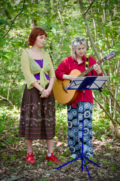'CANOPY' Event in Clowe's Wood- Gerry Atkinson